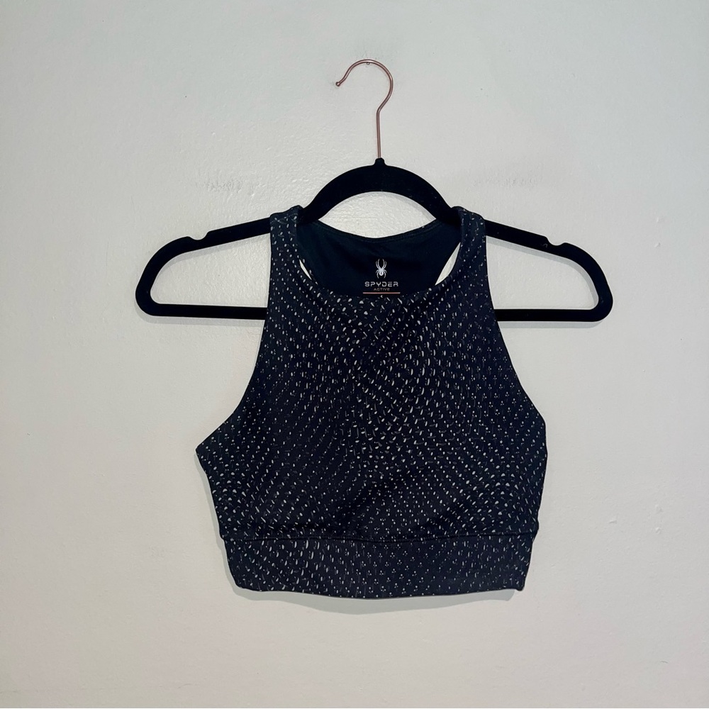 Spyder High Neck Sports Bra Sz S